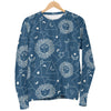 Celestial Print Pattern Women's Sweatshirt-grizzshop