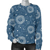 Celestial Print Pattern Women's Sweatshirt-grizzshop