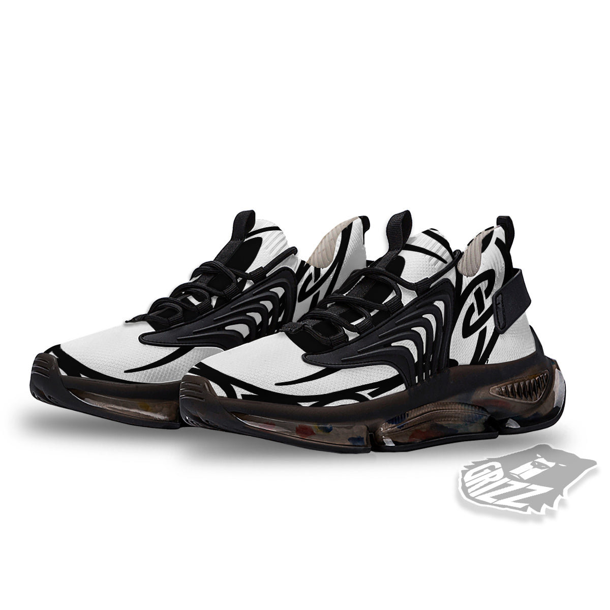 Celtic Endless Knot Symbols Print Black Gym Shoes-grizzshop