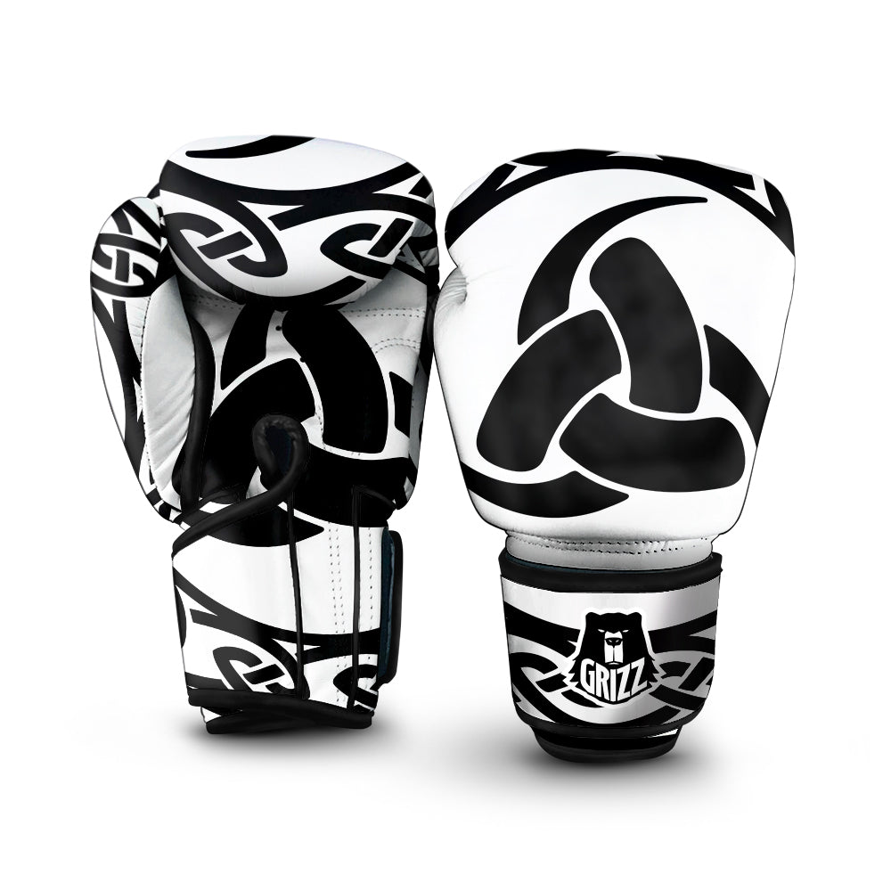 Celtic Endless Knot Symbols Print Boxing Gloves-grizzshop
