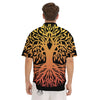 Celtic Symbol Tree Of Life Print Men's Short Sleeve Shirts-grizzshop