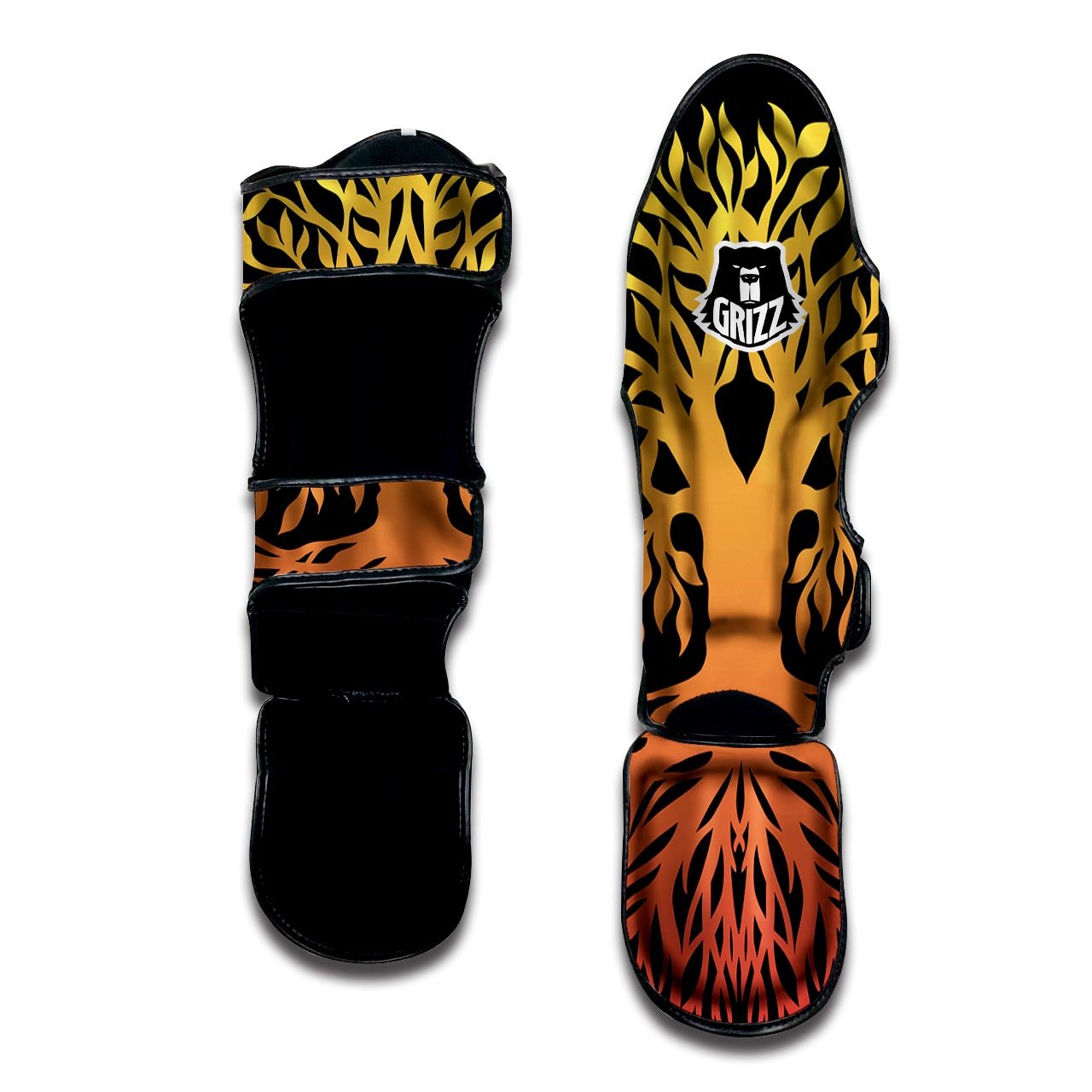 Celtic Symbol Tree Of Life Print Muay Thai Shin Guards-grizzshop