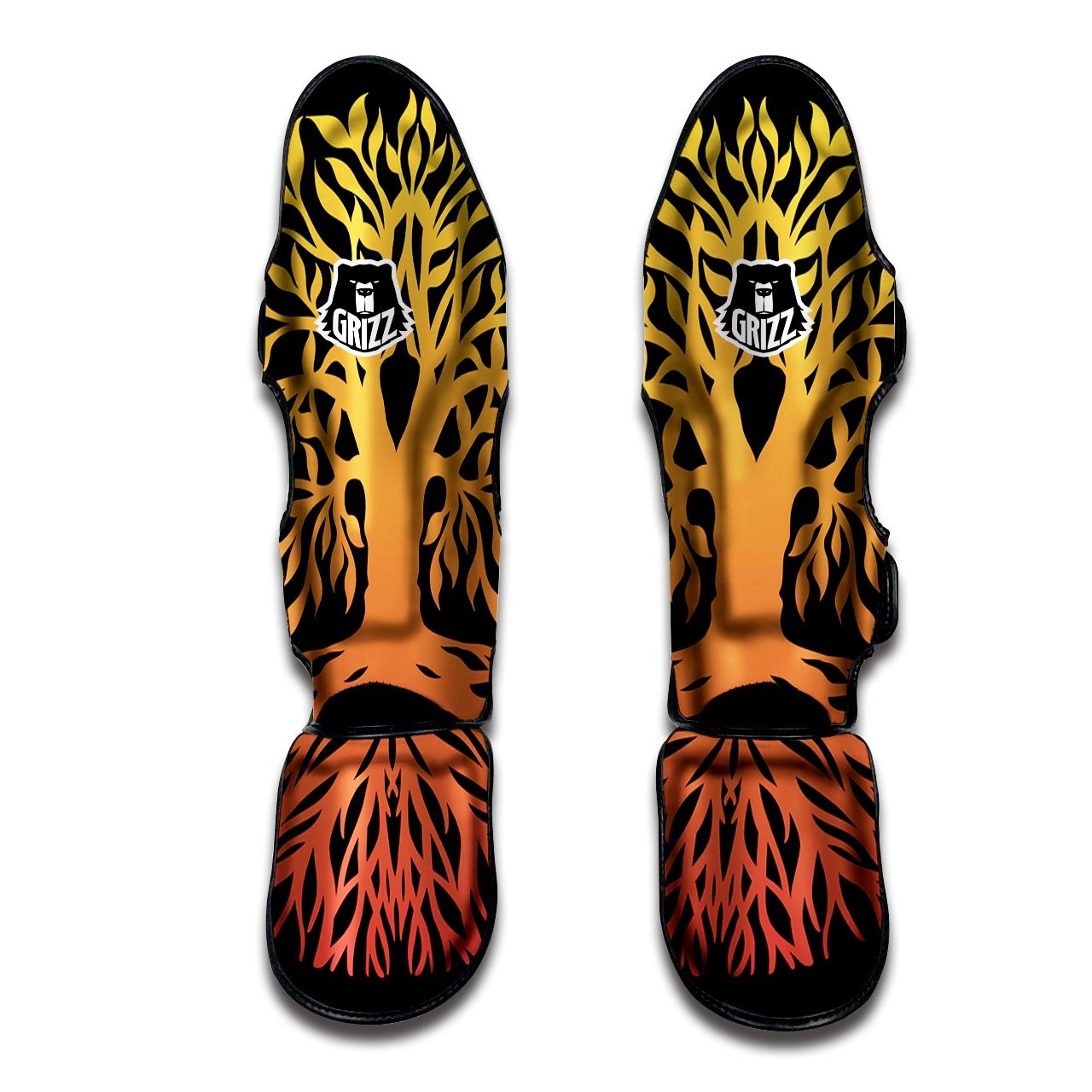 Celtic Symbol Tree Of Life Print Muay Thai Shin Guards-grizzshop