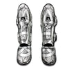 Celtic Trinity Knot White Symbol Print Muay Thai Shin Guards-grizzshop