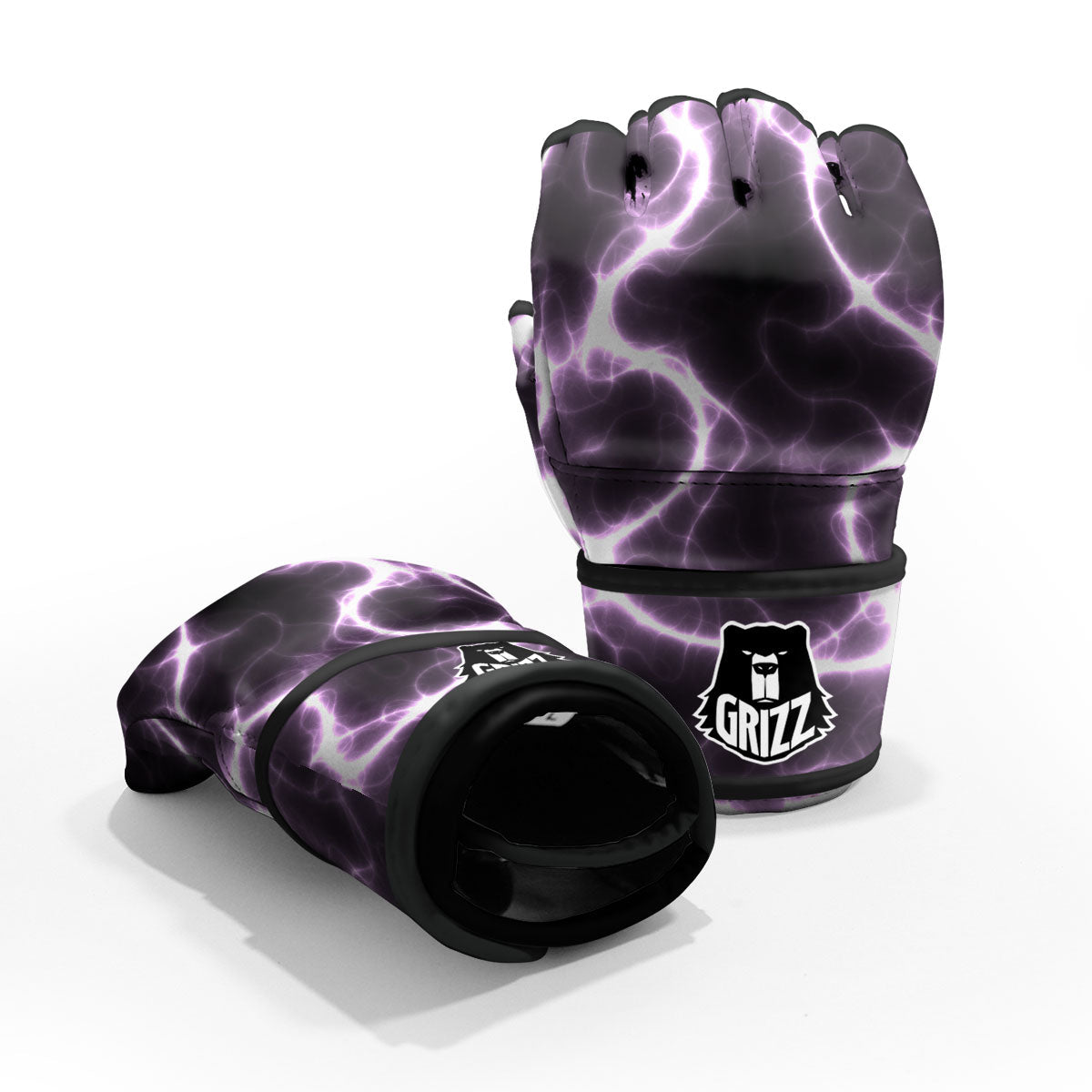 Chain Lightning Print MMA Gloves-grizzshop