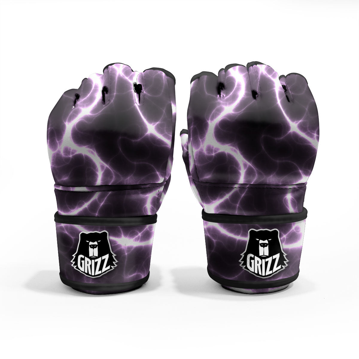 Chain Lightning Print MMA Gloves-grizzshop