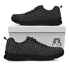 Chainmail Black Print Pattern Black Sneaker-grizzshop