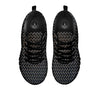 Chainmail Metal Print Pattern Black Sneaker-grizzshop