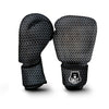Chainmail Metal Print Pattern Boxing Gloves-grizzshop