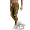 Chainsaw Camo Print Pattern Men's Leggings-grizzshop