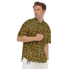 Chainsaw Camo Print Pattern Men's Short Sleeve Shirts-grizzshop