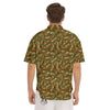 Chainsaw Camo Print Pattern Men's Short Sleeve Shirts-grizzshop