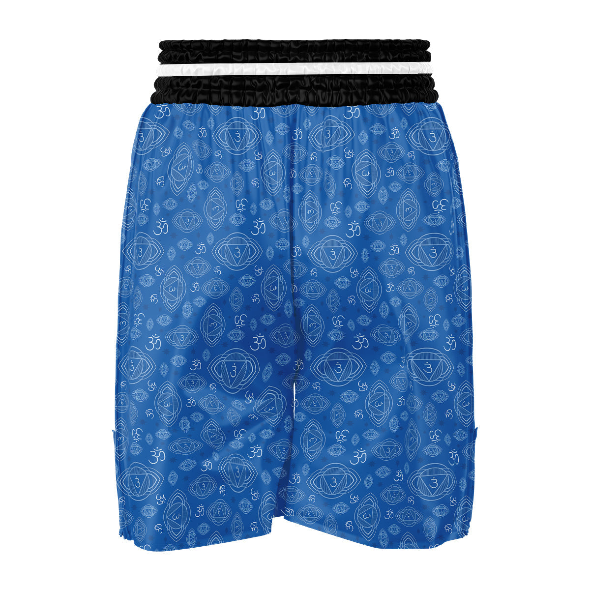 Chakra Ajna Print Pattern Boxing Shorts-grizzshop