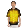 Chakra Manipura Mandala Print Men's Short Sleeve Shirts-grizzshop