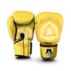 Chakra Manipura Symbol Print Boxing Gloves-grizzshop