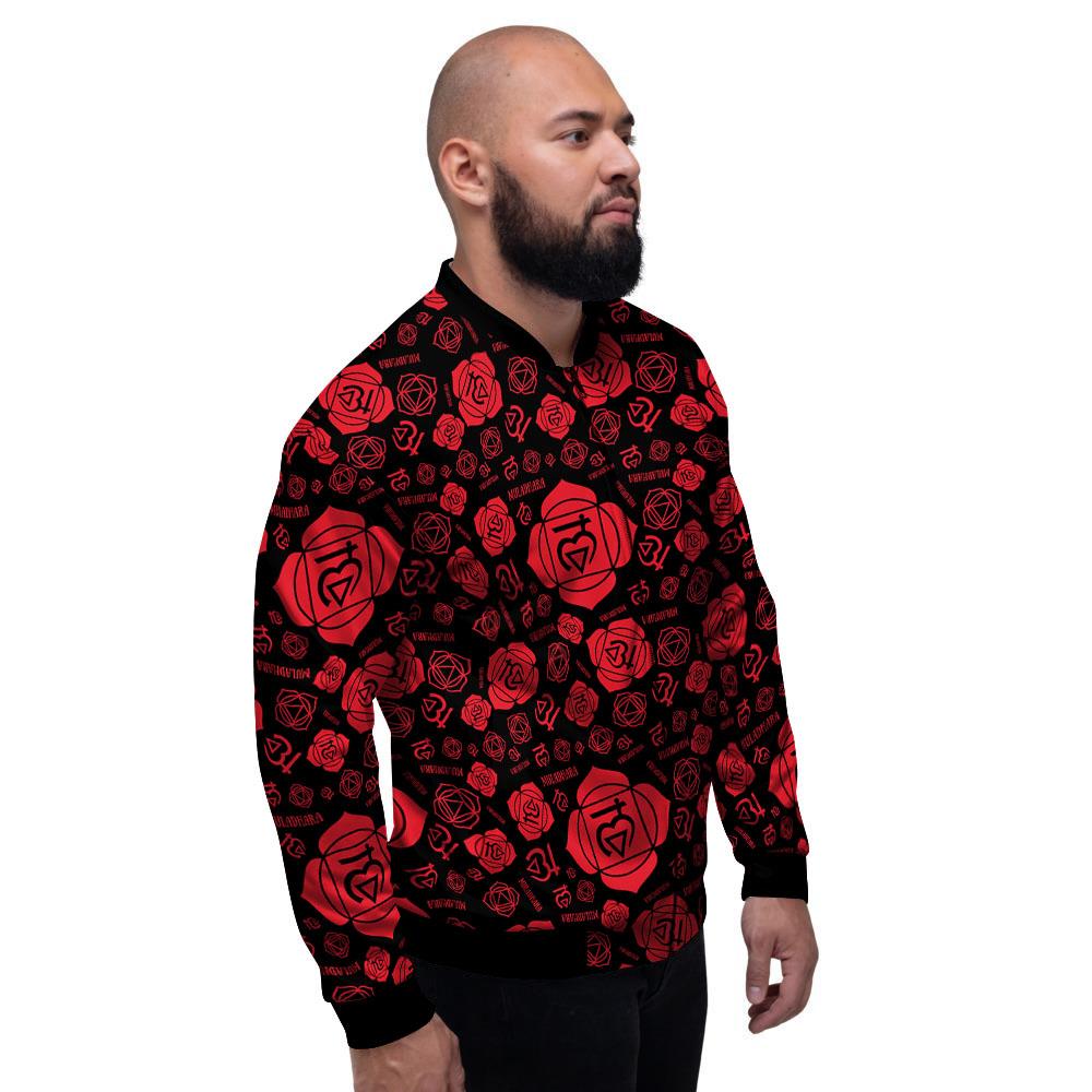 Chakra Muladhara Chakra Pattern Men's Bomber Jacket-grizzshop