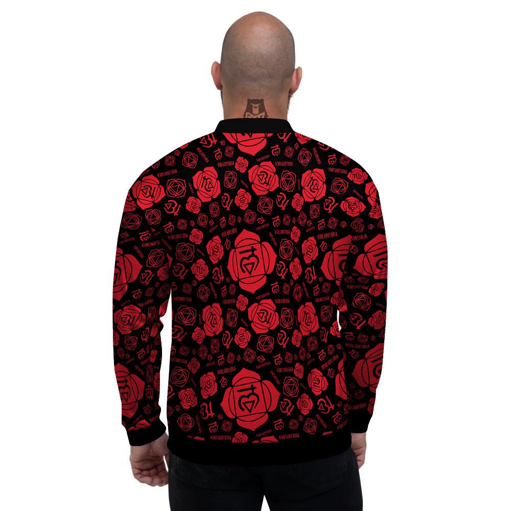 Chakra Muladhara Chakra Pattern Men's Bomber Jacket-grizzshop