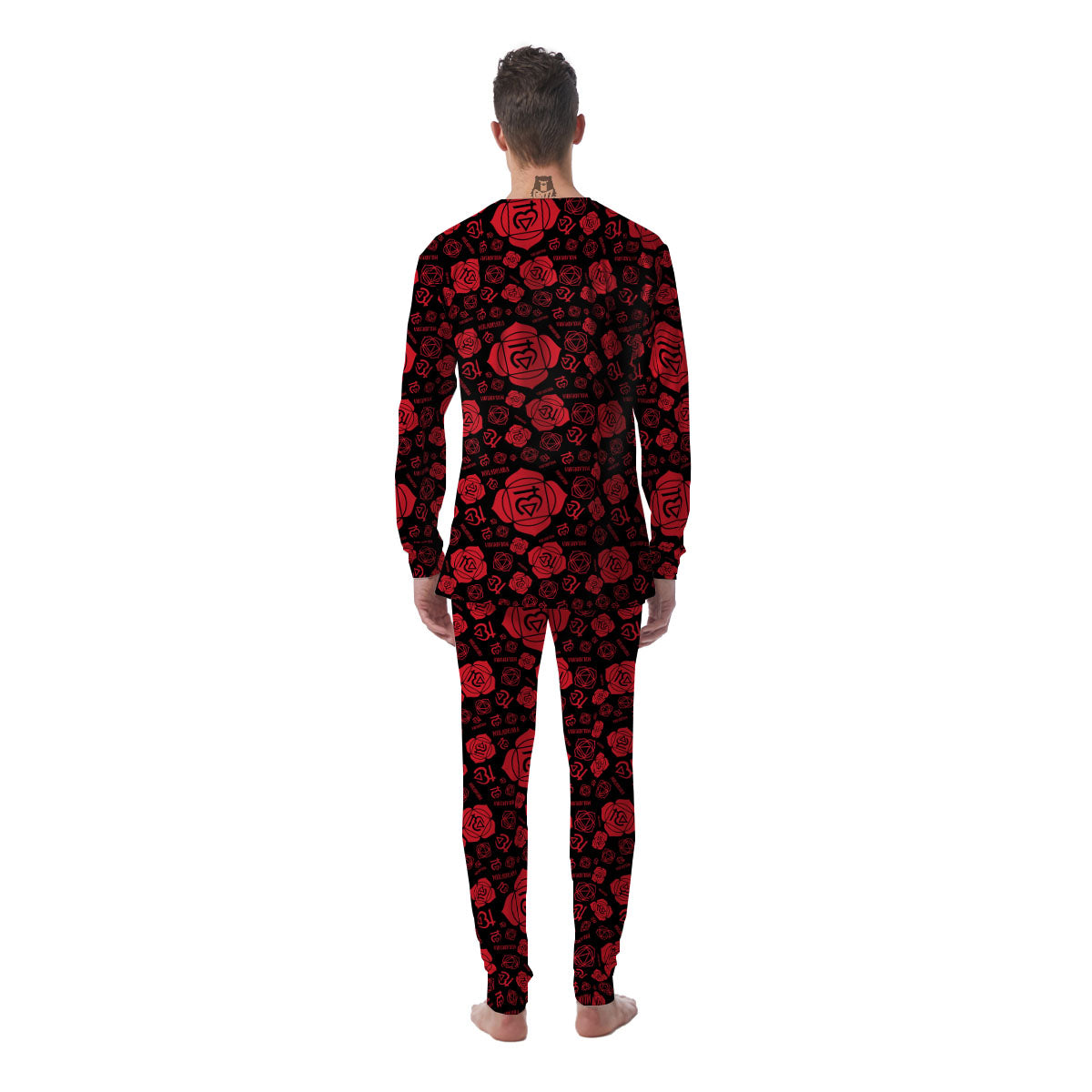 Chakra Muladhara Chakra Pattern Men's Pajamas-grizzshop