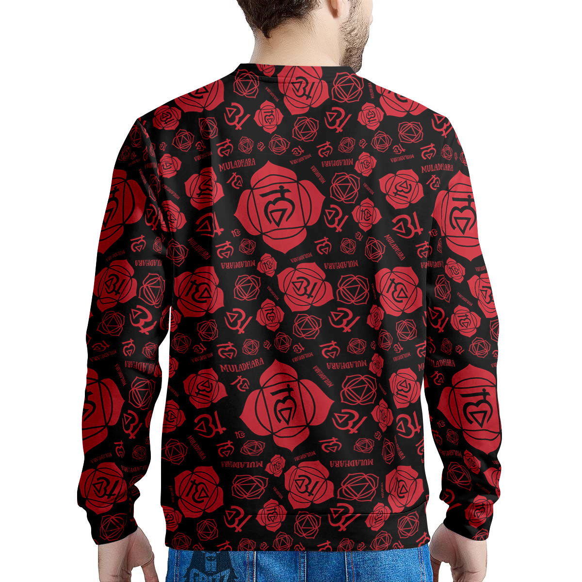 Chakra Muladhara Chakra Pattern Men's Sweatshirt-grizzshop