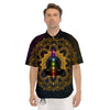 Chakras The Seven Print Men's Short Sleeve Shirts-grizzshop