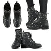 Chalkboard Christmas P5 - Leather Boots for Women-grizzshop