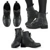 Chalkboard Christmas P7 - Leather Boots for Women-grizzshop