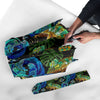 Chameleon Pattern Print Automatic Foldable Umbrella-grizzshop