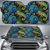 Chameleon Pattern Print Car Sun Shade-grizzshop