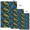 Chameleon Pattern Print Floor Mat-grizzshop