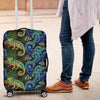 Chameleon Pattern Print Luggage Cover Protector-grizzshop