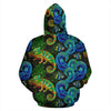 Chameleon Pattern Print Men Women Pullover Hoodie-grizzshop