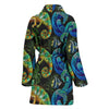 Chameleon Pattern Print Women Long Robe-grizzshop