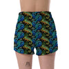 Chameleon Pattern Print Women's Shorts-grizzshop