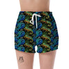 Chameleon Pattern Print Women's Shorts-grizzshop