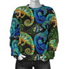 Chameleon Pattern Print Women's Sweatshirt-grizzshop