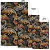 Chameleon Print Pattern Floor Mat-grizzshop