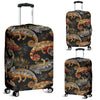 Chameleon Print Pattern Luggage Cover Protector-grizzshop