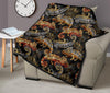 Chameleon Print Pattern Quilt-grizzshop