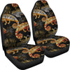 Chameleon Print Pattern Universal Fit Car Seat Covers-grizzshop