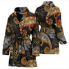 Chameleon Print Pattern Women Long Robe-grizzshop