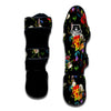 Chamomile And Poppy Print Pattern Muay Thai Shin Guards-grizzshop