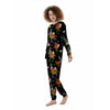 Chamomile And Poppy Print Pattern Women's Pajamas-grizzshop