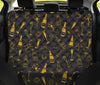 Champagne Gold Glitter Pattern Print Pet Car Seat Cover-grizzshop