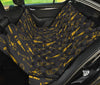 Champagne Gold Glitter Pattern Print Pet Car Seat Cover-grizzshop