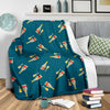 Champagne Print Pattern Blanket-grizzshop