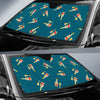 Champagne Print Pattern Car Sun Shade-grizzshop