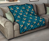 Champagne Print Pattern Quilt-grizzshop