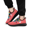 Characters Graffiti Cartoon Print Black Athletic Shoes-grizzshop