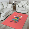 Characters Graffiti Cartoon Print Floor Mat-grizzshop