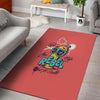 Characters Graffiti Cartoon Print Floor Mat-grizzshop